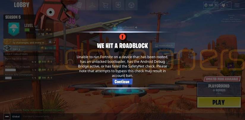 Fortnite Mobile on Android before Samsung Galaxy Note 9 launch