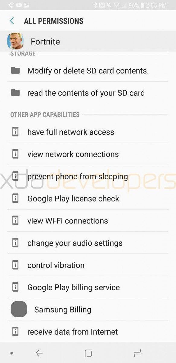 Fortnite Mobile on Android Samsung Galaxy Apps