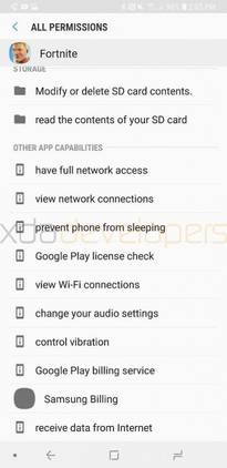 Fortnite Mobile on Android Samsung Galaxy Apps