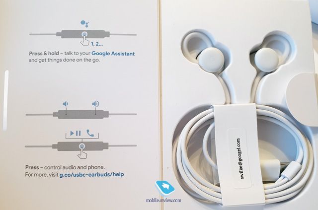 Google Pixel 3 XL Wired Pixel Buds