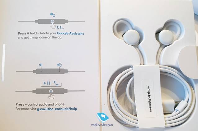 Google Pixel 3 XL Wired Pixel Buds