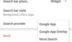 Nova Launcher search provider