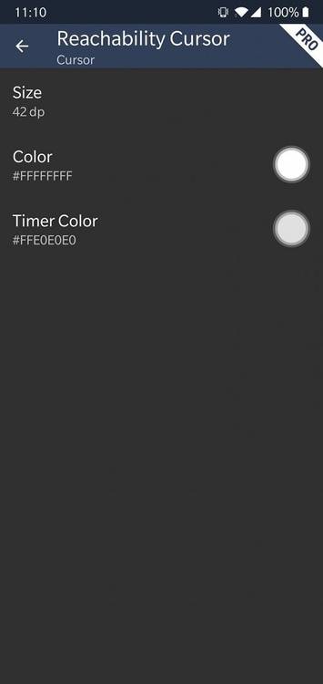 Reachability Cursor - Use Your Tall Android Smartphone with One Hand