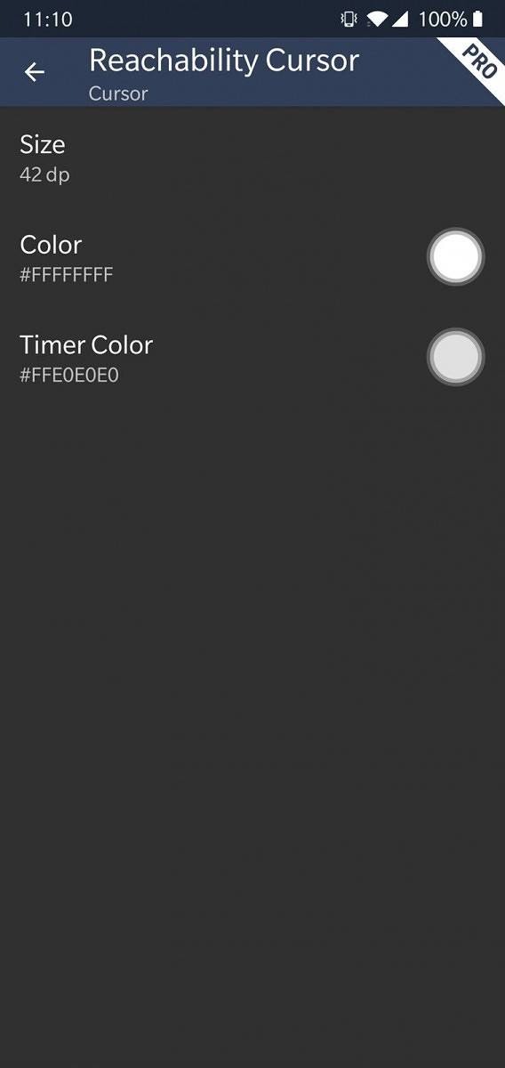 Reachability Cursor - Use Your Tall Android Smartphone with One Hand