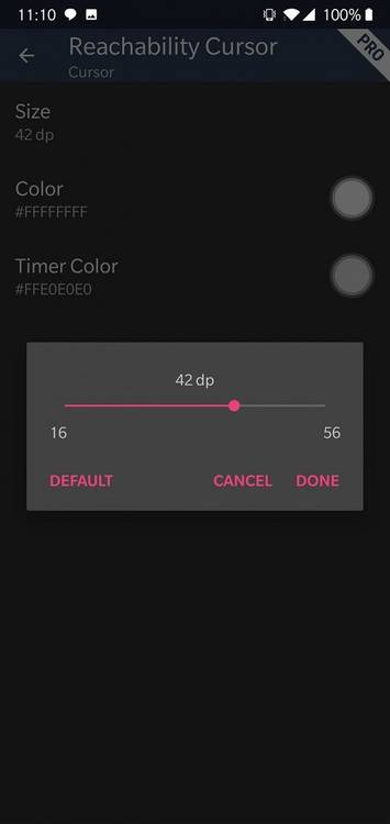Reachability Cursor - Use Your Tall Android Smartphone with One Hand
