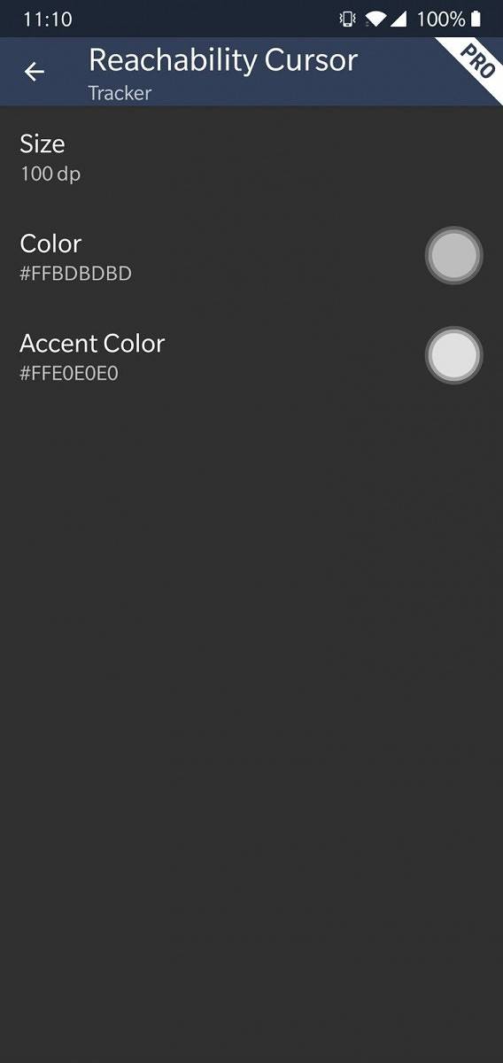 Reachability Cursor - Use Your Tall Android Smartphone with One Hand