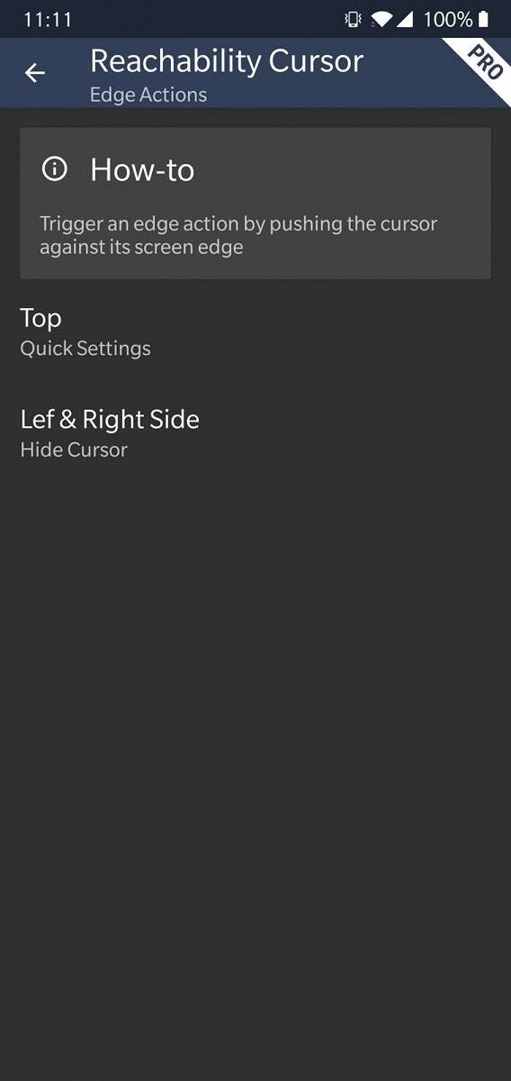 Reachability Cursor - Use Your Tall Android Smartphone with One Hand