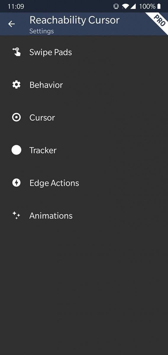 Reachability Cursor - Use Your Tall Android Smartphone with One Hand