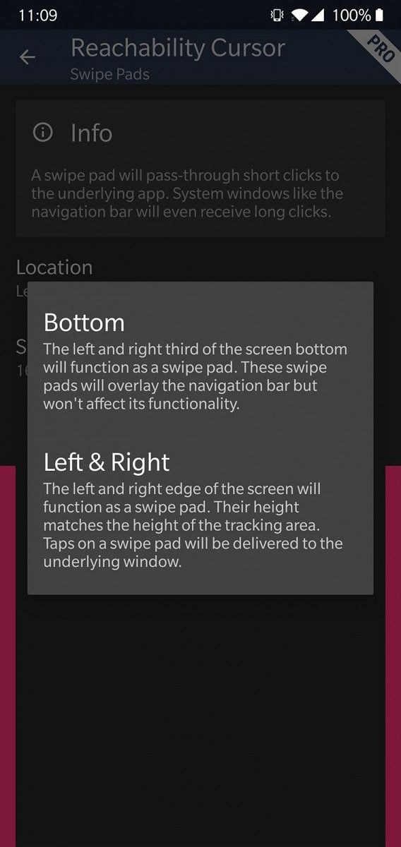 Reachability Cursor - Use Your Tall Android Smartphone with One Hand