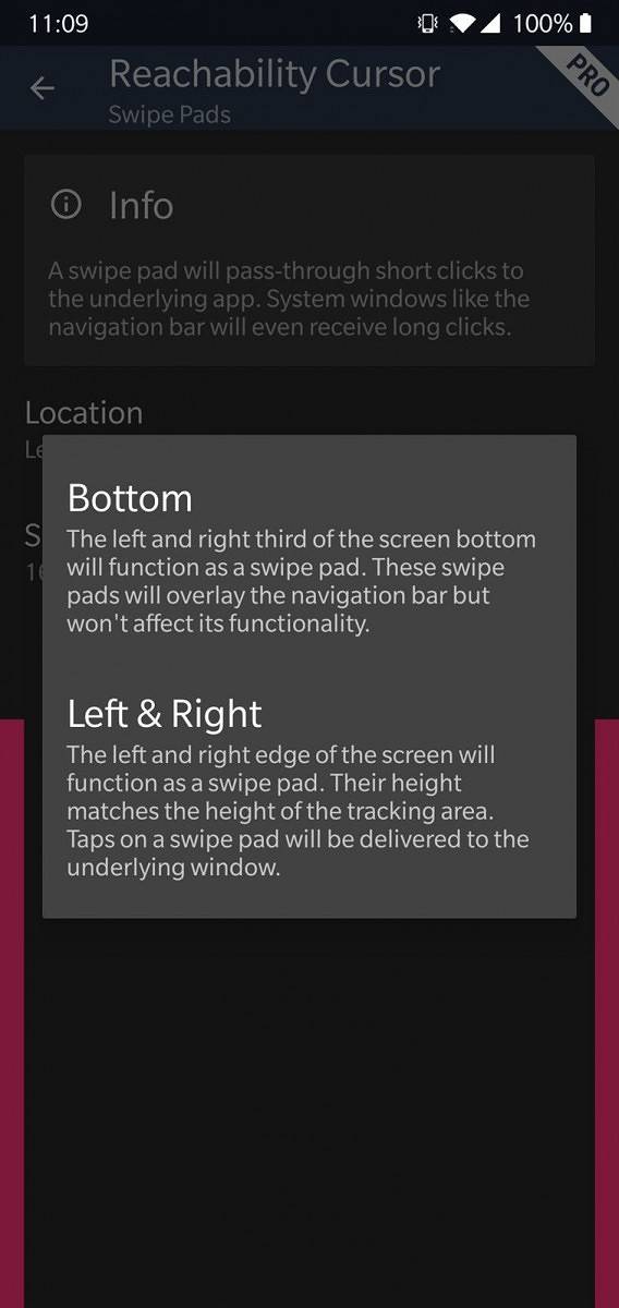 Reachability Cursor - Use Your Tall Android Smartphone with One Hand