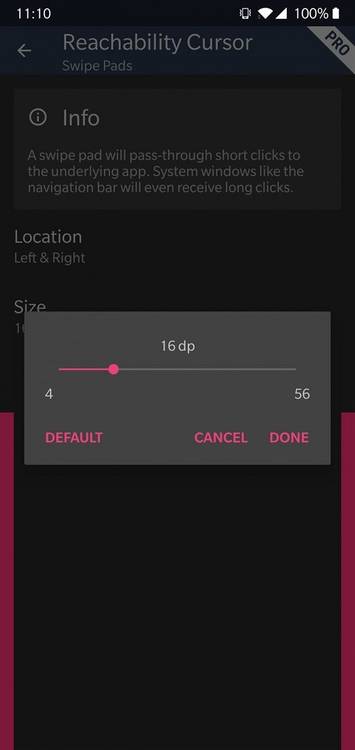 Reachability Cursor - Use Your Tall Android Smartphone with One Hand