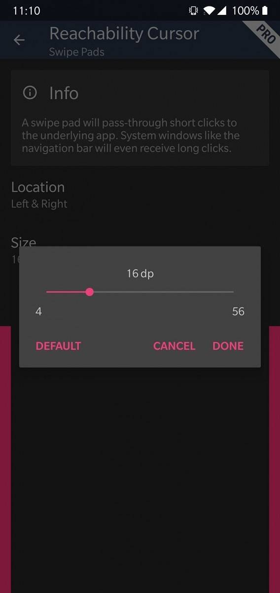 Reachability Cursor - Use Your Tall Android Smartphone with One Hand