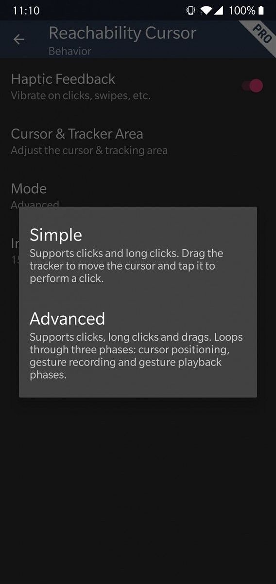 Reachability Cursor - Use Your Tall Android Smartphone with One Hand