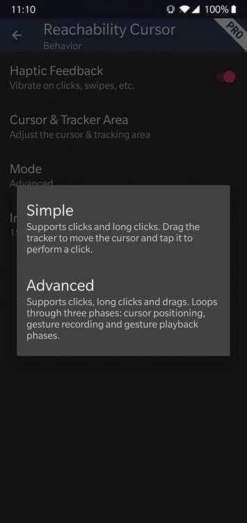 Reachability Cursor - Use Your Tall Android Smartphone with One Hand
