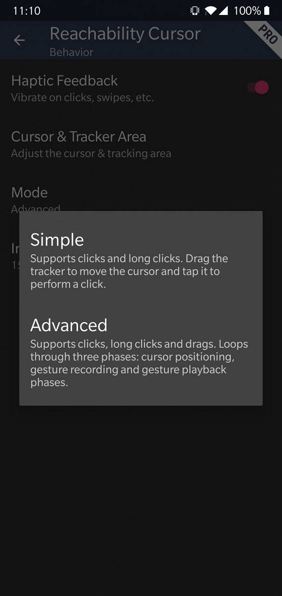 Reachability Cursor - Use Your Tall Android Smartphone with One Hand