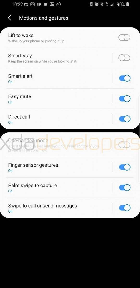 Samsung Galaxy S9+ running Samsung Experience 10.0 based on Android Pie
