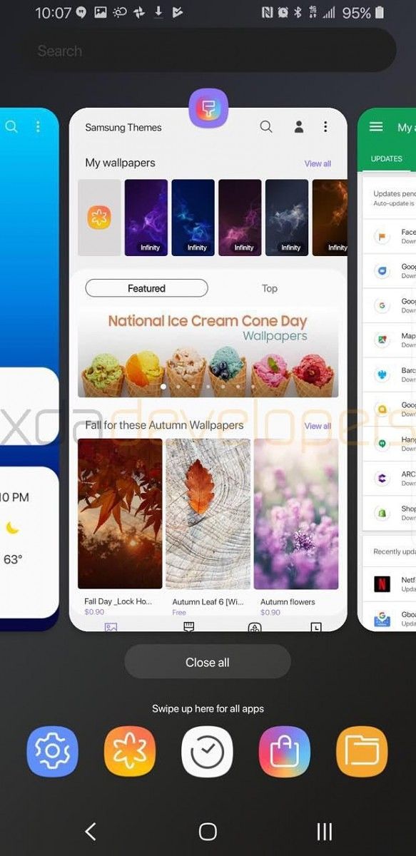 Samsung Galaxy S9+ running Samsung Experience 10.0 based on Android Pie