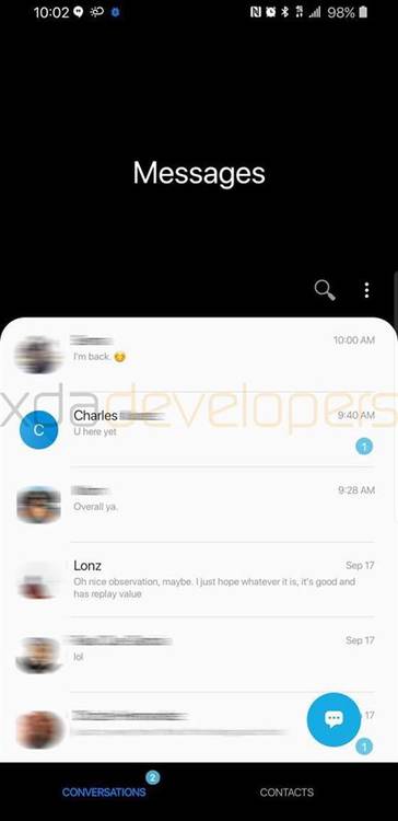 Samsung Galaxy S9+ running Samsung Experience 10.0 based on Android Pie