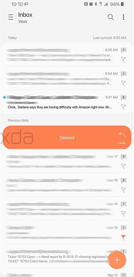 Samsung Galaxy S9+ running Samsung Experience 10.0 based on Android Pie