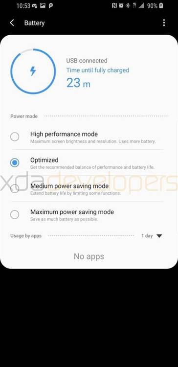 Samsung Galaxy S9+ running Samsung Experience 10.0 based on Android Pie