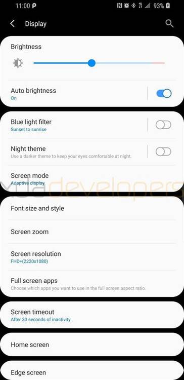 Samsung Galaxy S9+ running Samsung Experience 10.0 based on Android Pie