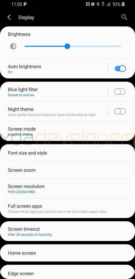 Samsung Galaxy S9+ running Samsung Experience 10.0 based on Android Pie