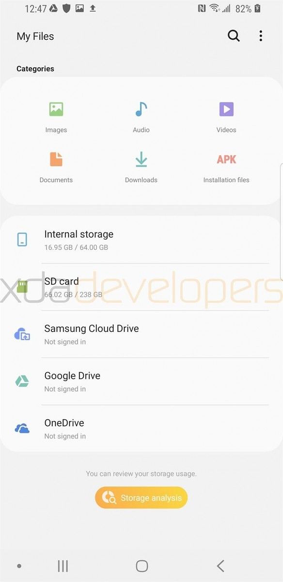 Samsung Galaxy S9+ running Samsung Experience 10.0 based on Android Pie