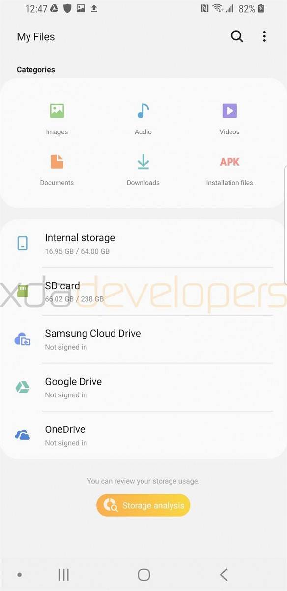 Samsung Galaxy S9+ running Samsung Experience 10.0 based on Android Pie