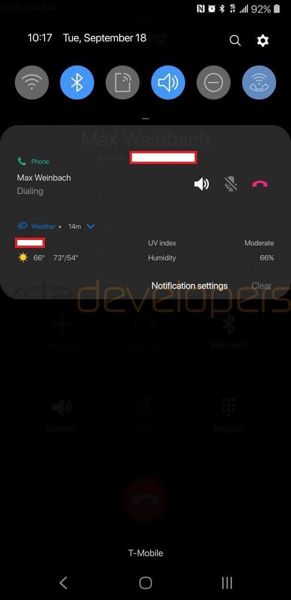 Samsung Galaxy S9+ running Samsung Experience 10.0 based on Android Pie