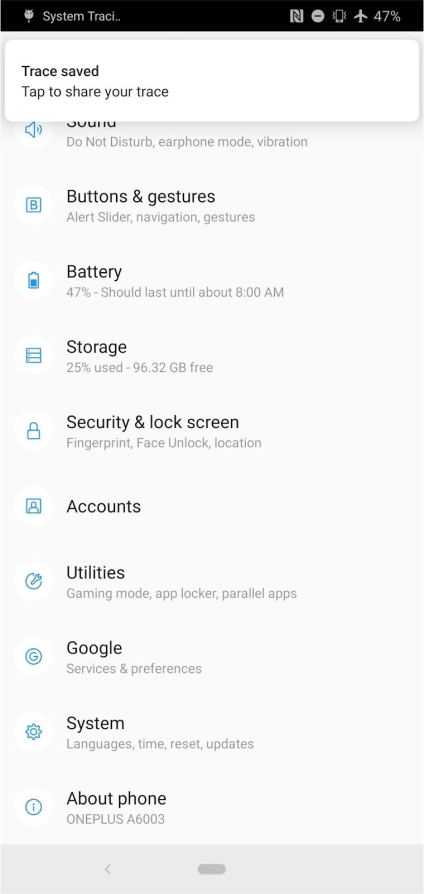 Android Stack Trace How to Locally Capture a System Trace on Android Pie
