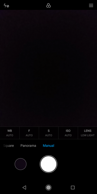 Xiaomi Mi A2 camera app manual mode