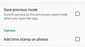 Xiaomi Mi A2 camera settings