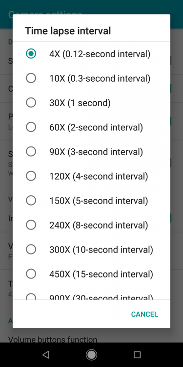 Xiaomi Mi A2 camera time lapse