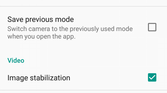 Xiaomi Mi A2 video recording settings