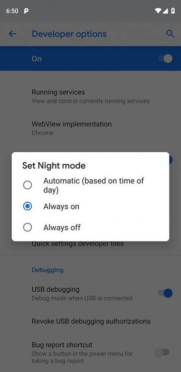 Android Pie on Google Pixel 3 brings automatic dark theme option