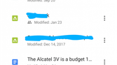 Google Drive's new Google Material Theme design