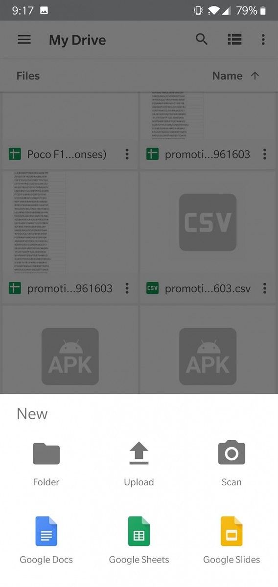 Google Drive Old Design