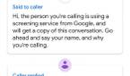 Google Pixel 3 XL Call Screening