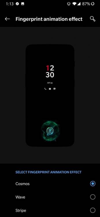 OnePlus 6T in-display fingerprint scanner