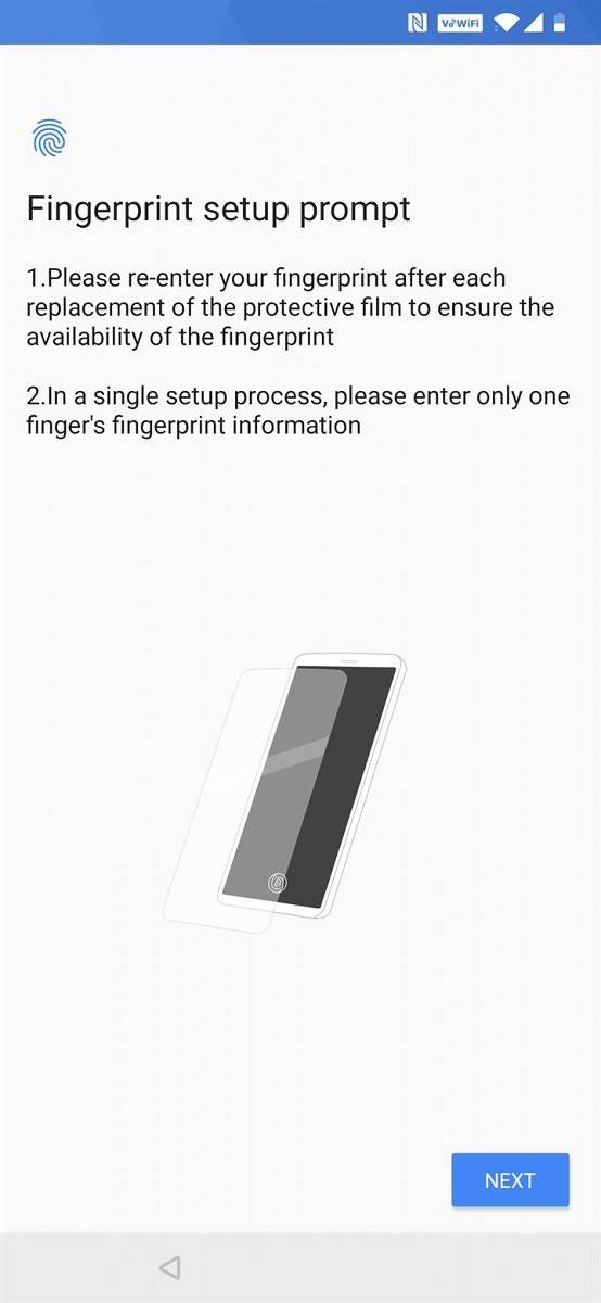 OnePlus 6T in-display fingerprint scanner