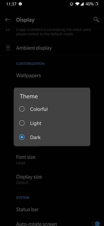 OxygenOS 9 for the OnePlus 6T
