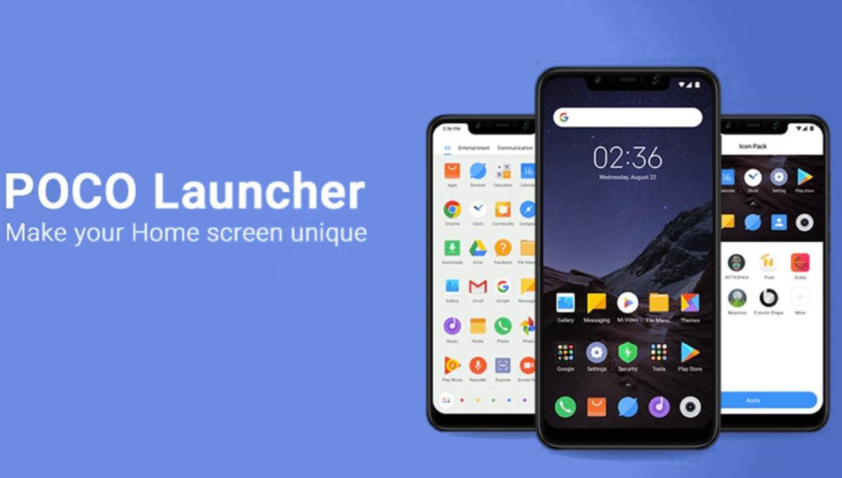 POCO Launcher Xiaomi Pocophone F1 Poco F1
