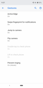 Google Pixel 3 Gestures