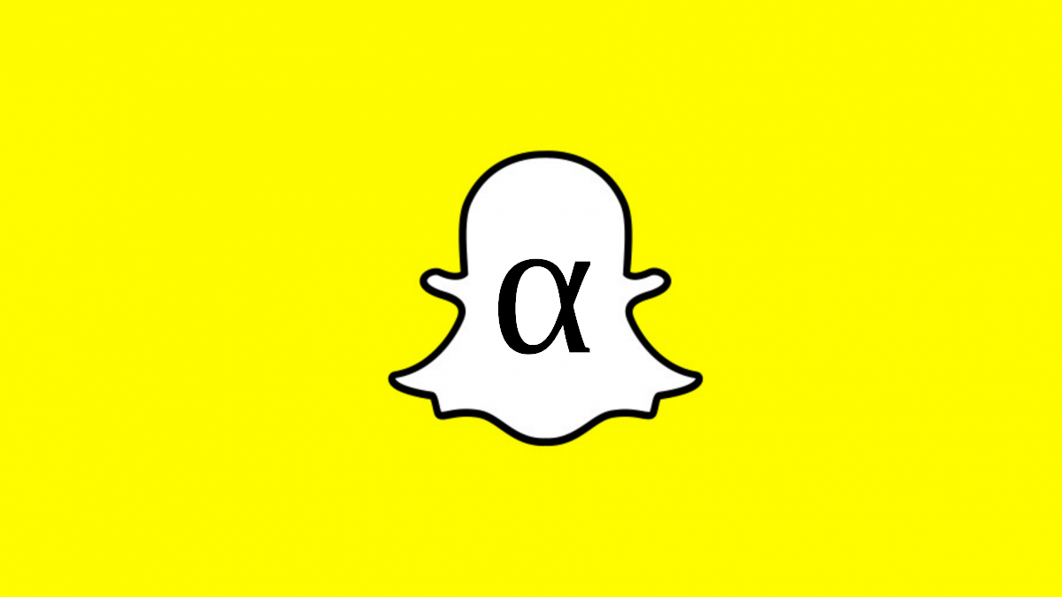 snapchat alpha