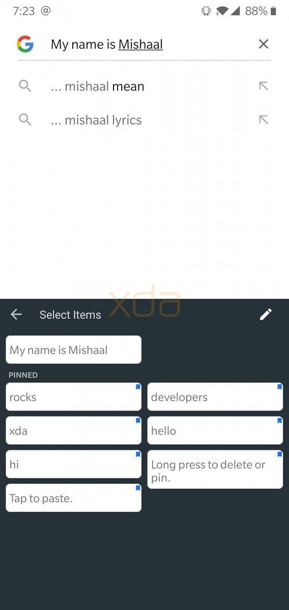 Gboard 7.7 Clipboard Manager