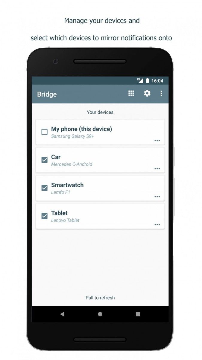 Bridge syncs your notifications between your Android smartphones and ...
