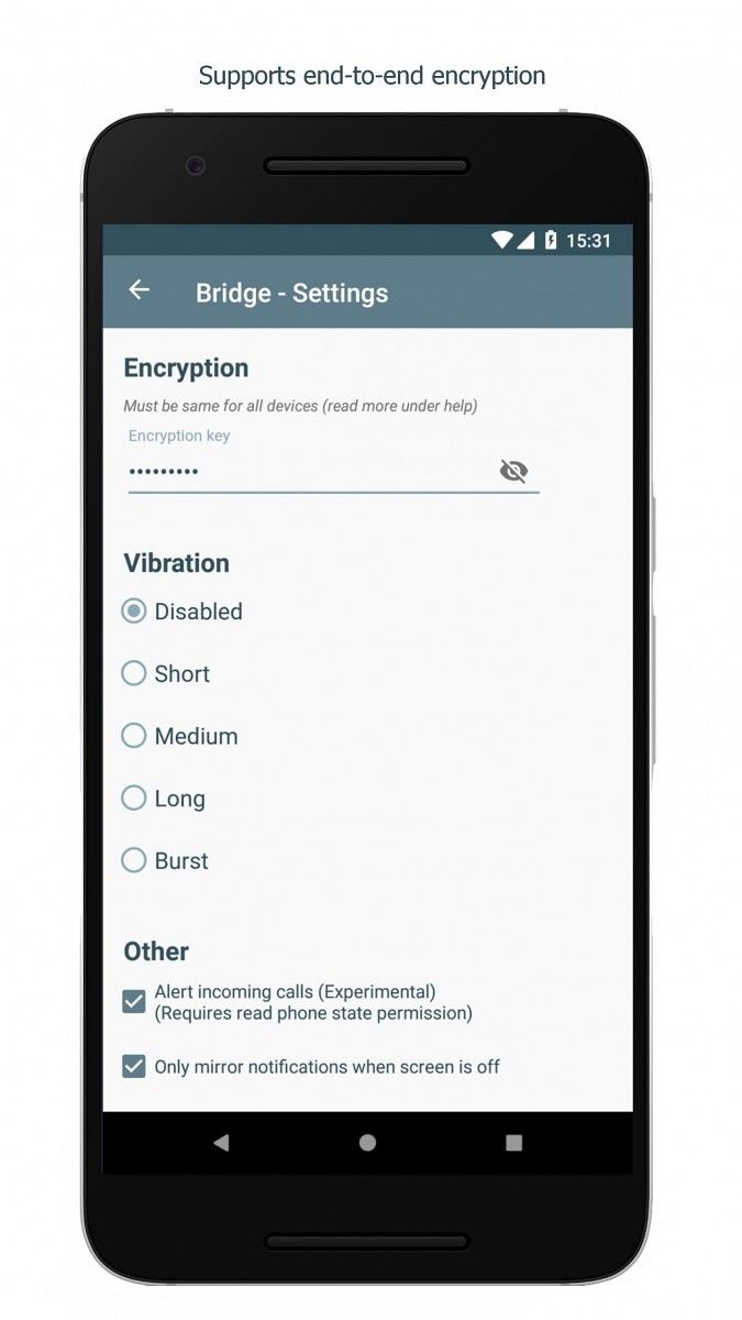 Bridge syncs your notifications between your Android smartphones and ...