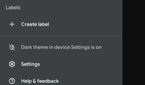 Google Contacts dark theme