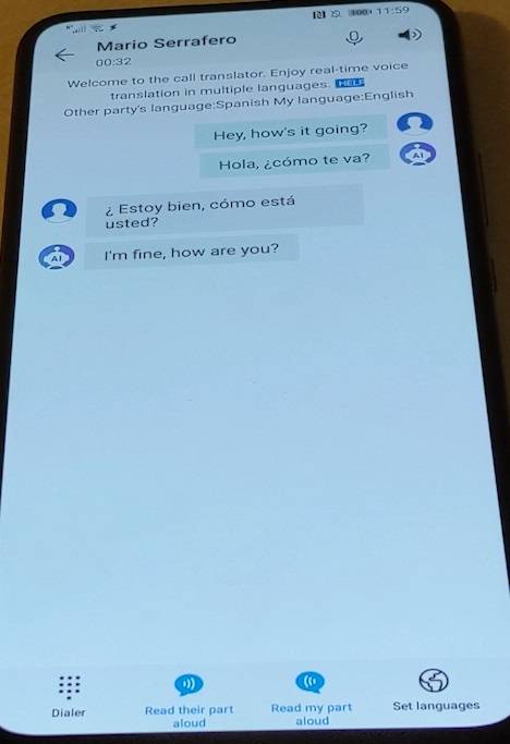 Honor Magic 2 Call Translator