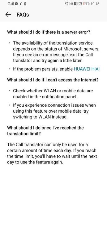 Honor Magic 2 real-time in-call translation feature